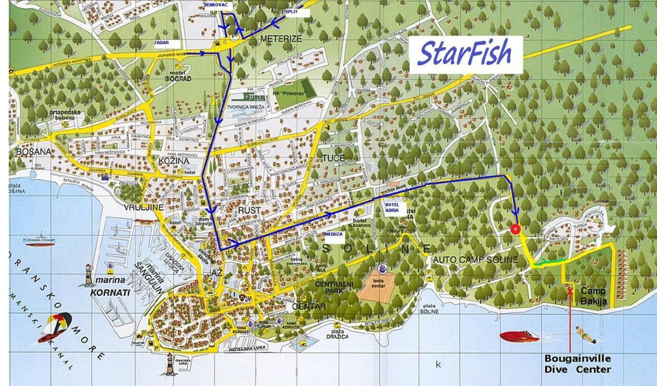 Mobile Home Starfish IV Camp Biograd Biograd Na Moru Buitenkant foto